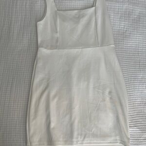 Pink Lily Classic White Dress